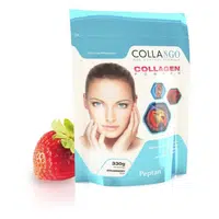 COLLANGO Collagen hydrolyzovaný kolagen s vitamínem C a se zinkem příchuť jahoda 330 g