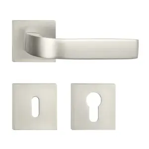 Interiérové kování - Klika Aura HR - Nikl mat, rozeta 6 mm