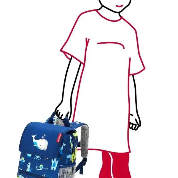 Dětský batoh Reisenthel Backpack Kids Abc friends blue