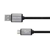 Kabel KRUGER & MATZ KM1239 Basic USB/USB-C 1m Black