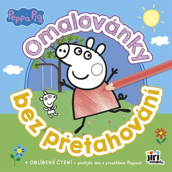 Omalovánky bez přetahování Prasátko Peppa