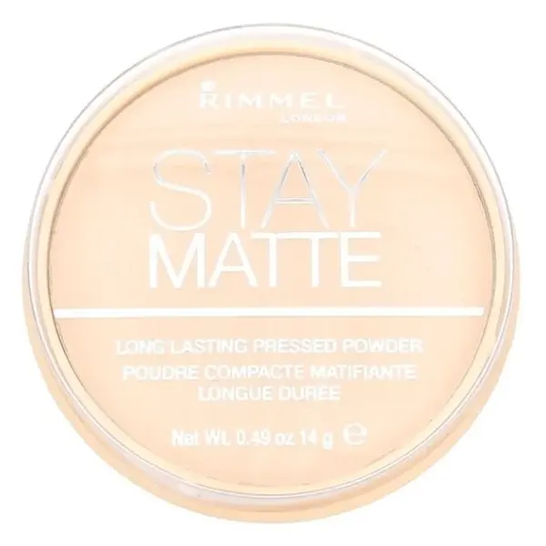 RIMMEL LONDON Stay Matte Kompaktní pudr 001 Transparent 14 g