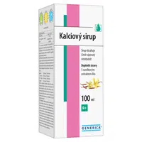 GENERICA Kalciový sirup s vanilkovou příchutí 100 ml