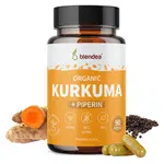 BLENDEA Kurkuma + Pipperin BIO 90 kapslí