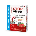 STOP effect pastilky, islandský lišejník BEZ CUKRU, 24 pastilek