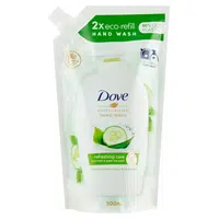 DOVE  Refreshing Care Tekuté mýdlo na ruce náhradní náplň  500 ml