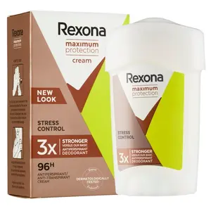 REXONA  Maximum Protection Stress Control tuhý krémový antiperspirant 45 ml