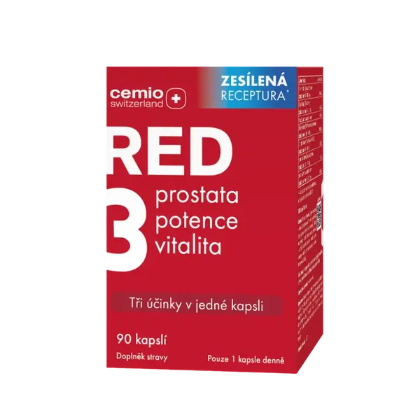 Cemio RED3®, 90 kapslí, NOVÝ