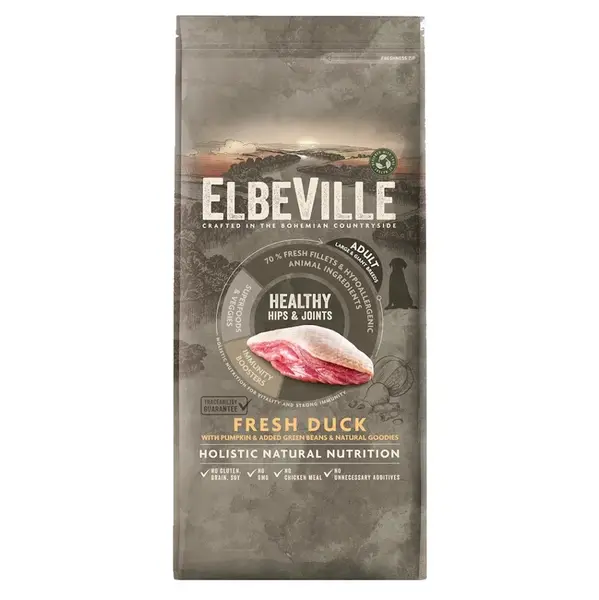 ELBEVILLE Healthy Hips and Joints Fresh Duck granule pro psy 11,4 kg