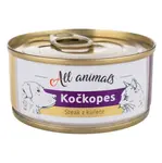 ALL ANIMALS Kočkopes konzerva steak z kuřete 100 g