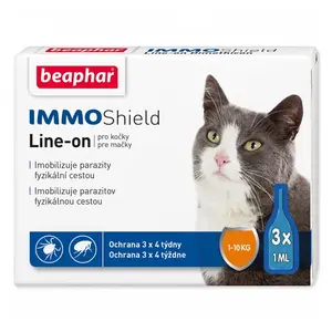 BEAPHAR Line-on Immo Shield kočka 1 ml 3 pipety