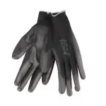Rukavice 11" černé z polyesteru polomáčené v PU, EXTOL PREMIUM