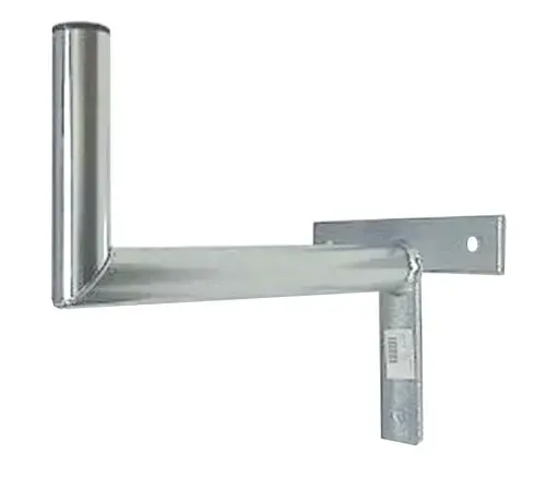 Anténní držák 35cm na zeď, trubka 42/2mm, výška 26cm