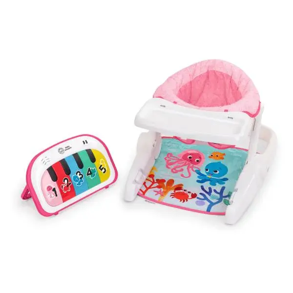 BABY EINSTEIN Sedák interaktivní 4v1 Tappin' Tunes™ Learn-to-Sit™, 4m+