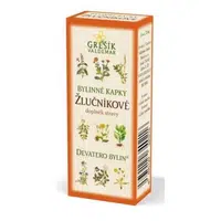 GREŠÍK Žlučníkové kapky devatero bylin 50 ml