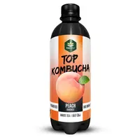 TOPNATUR Top kombucha bílý čaj & broskev 500 ml