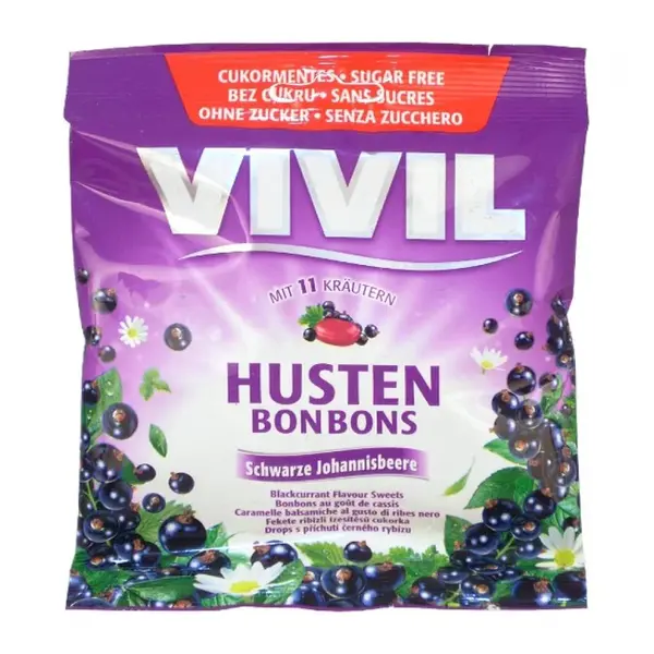 VIVIL Černý rybíz + 11 bylin bez cukru 60 g