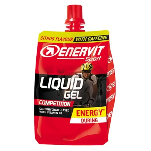 ENERVIT Liquid gel Competition citron + kofein 60 ml