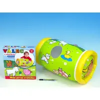 Válec s rolničkou 42x23cm Moje první zvířátka 6m+