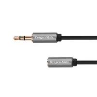 Kabel Jack 3,5mm konektor/Jack 3,5mm zdířka 1,8m KRUGER & MATZ KM1230 Basic