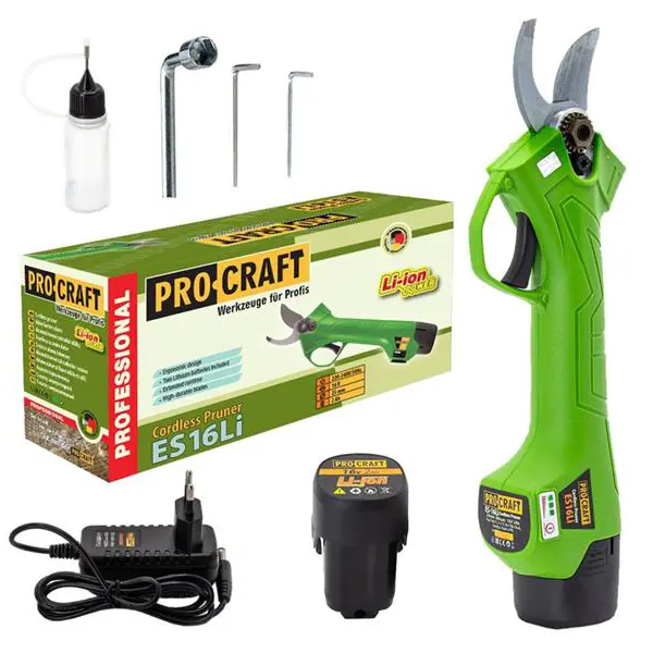 Nůžky zahradní AKU PROCRAFT ES16Li1B