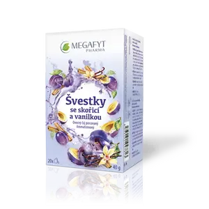 MEGAFYT Švestky se skořicí a vanilkou 20 sáčků