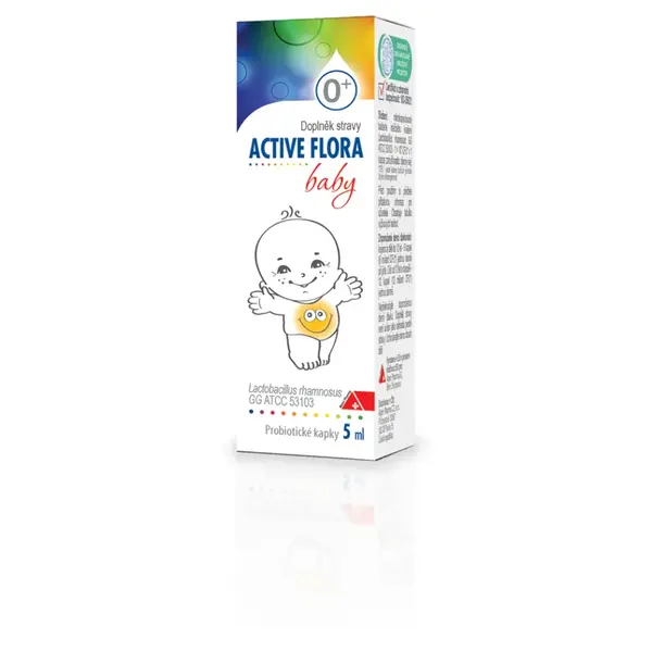 ACTIVE FLORA Baby 0+m probiotické kapky 5 ml