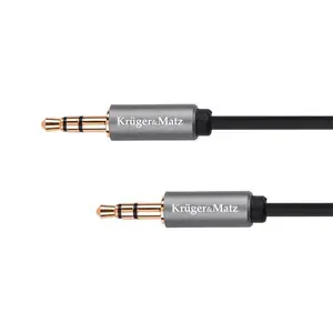 Kabel Jack 3,5mm konektor/Jack 3,5mm konektor 1m KRUGER & MATZ KM1226 Basic
