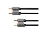 Kabel 2x Cinch konektor/2x Cinch konektor 1,8m KRUGER & MATZ KM0305