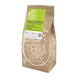TIERRA VERDE Prací prášek na bílé prádlo a látkové pleny 850 g