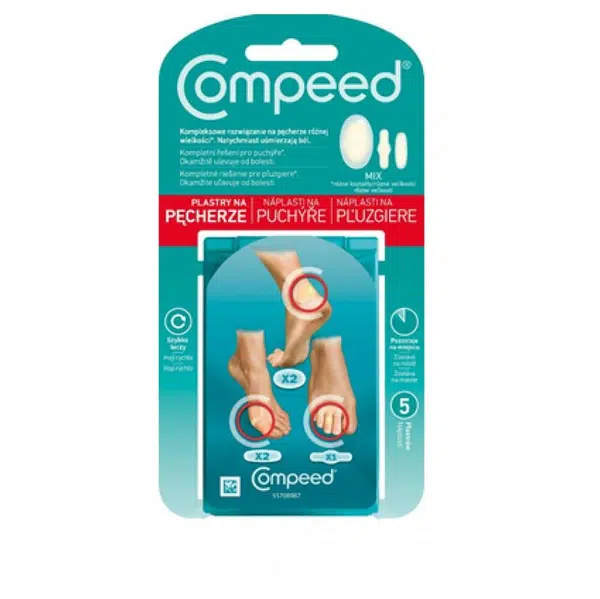 COMPEED Náplasti na puchýře Mix 5 kusů