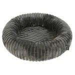 DOG FANTASY Stripe Pelech pro psy kulatý šedivý 40 cm