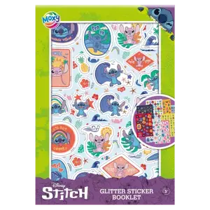 Třpytivé samolepky Stitch A5 8 archů