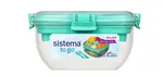 Sistema To Go krabička s miskou a příborem 1,1 l mátová