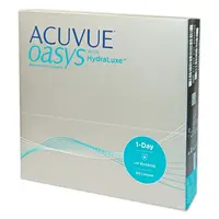 JOHNSON Acuvue Oasys with HydraLuxe jednodenní 90 čoček, Počet dioptrií: -0,75, Průměr: 14,3, Zakřivení: 8,5, Počet kusů v balení: 90 ks
