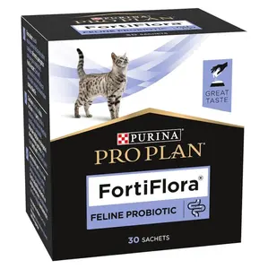 PURINA PRO PLAN Vet Diets FortiFlora probiotikum pro kočky 30x1 g