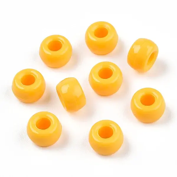 Opaque Plastic Beads