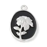 Rack Plating Spray Painted Alloy Pendants