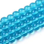 Transparent Glass Beads Strands