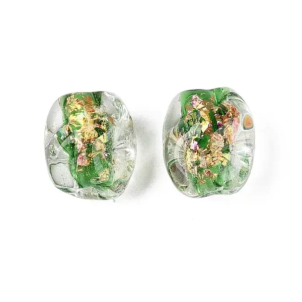 Handmade Foil Glass Beads