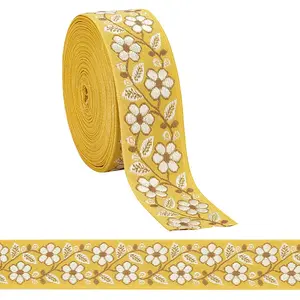 10 Yards Ethnic Style Embroidery Polyester Ribbons