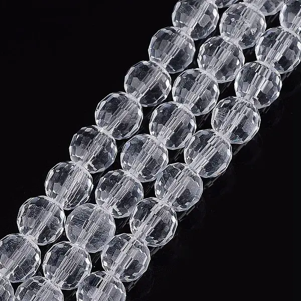 Transparent Glass Bead Strands