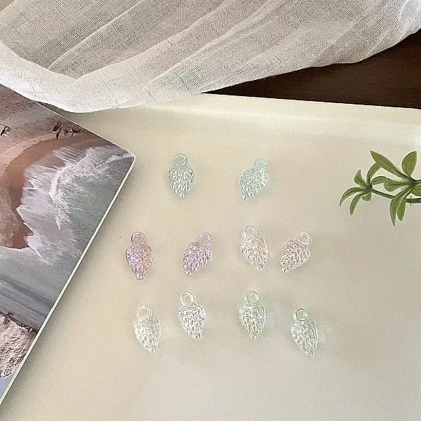 UV Plating Transparent Acrylic Pendants