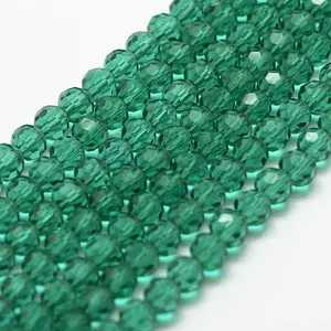 Transparent Glass Bead Strands
