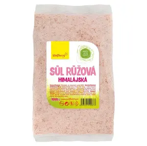 WOLFBERRY Himalájská sůl růžová jemná 1 kg