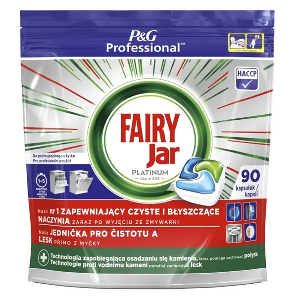 JAR Professional Tablety do myčky Platinum All in One 90 ks