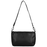 Dámská kožená kabelka na rameno černá - Bellugio Trungis