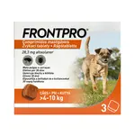 FRONTPRO Žvýkací tablety pro psy 4–10 kg 28,3 mg 3 tablety