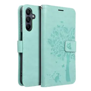 Flipové pouzdro MEZZO Book case pro Samsung Galaxy A15 4G/A15 5G, tree green