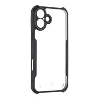 Zadní kryt Tactical Quantum Stealth pro Apple iPhone 16 Plus, transparentní černá